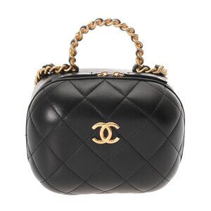 CHANEL Matrasse Small vanity Black/Noir AP2198 shoulder bag